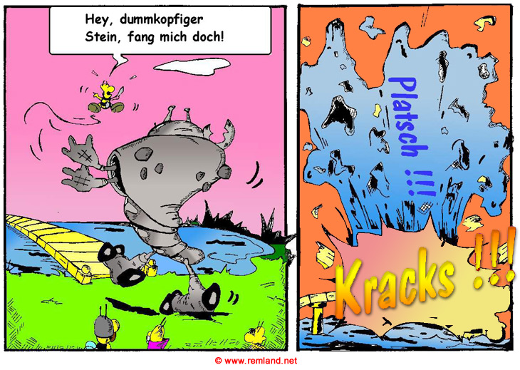 Online lesen lustige Comics Geschichte Gestreifte Legende