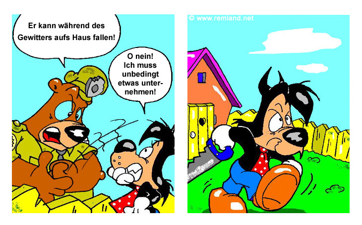 Comic Strips Igel Tim und Baum Seite 2