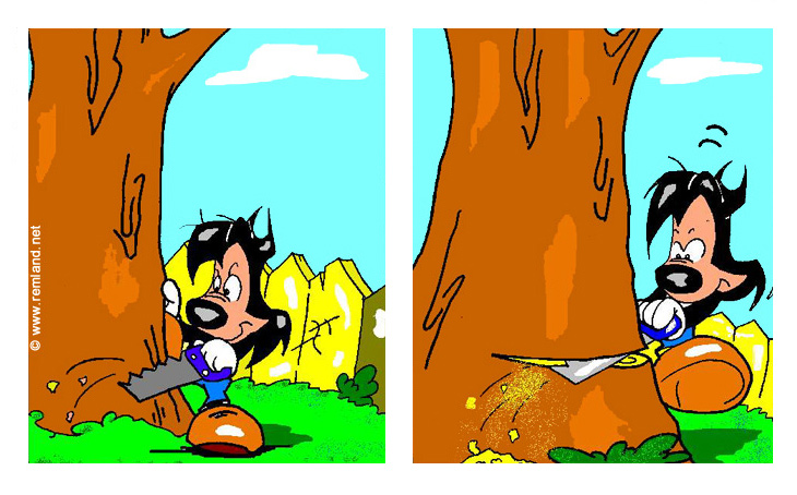 Comicstrip Igel Tim und Baum Seite 3